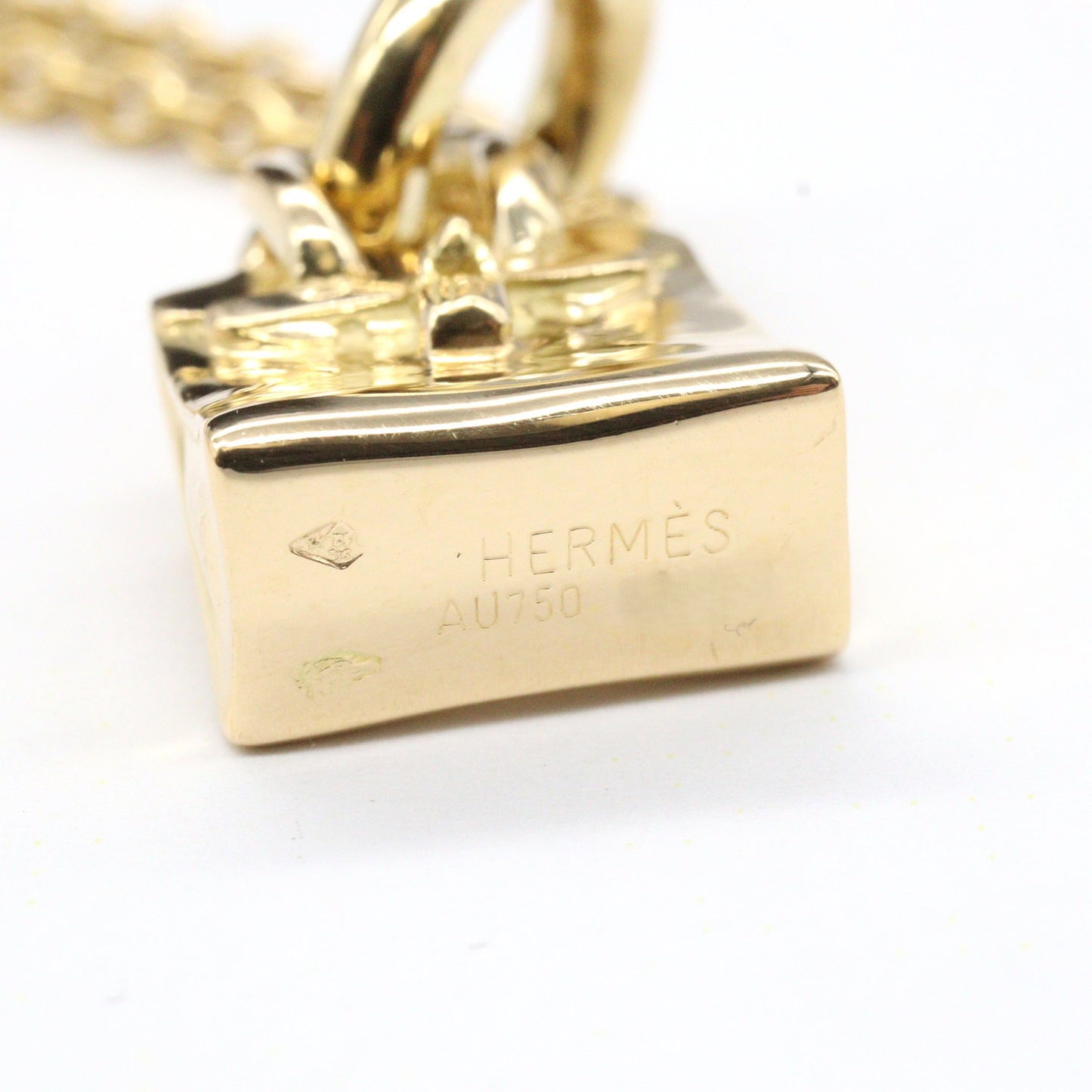 バーキンモチーフ ネックレス ネックレス K18YG イエローゴールド エルメス アクセサリー HERMES