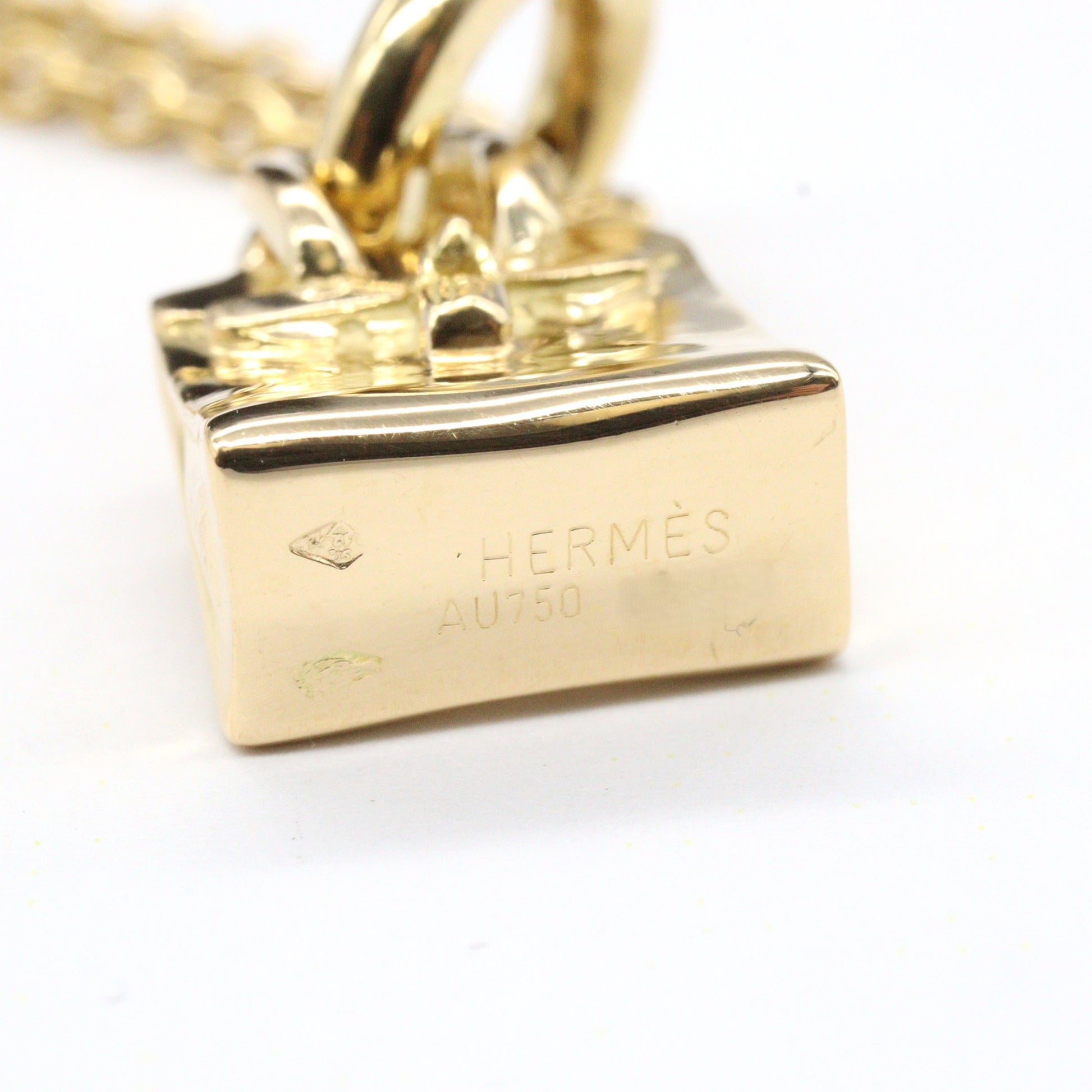バーキンモチーフ ネックレス ネックレス K18YG イエローゴールド エルメス アクセサリー HERMES