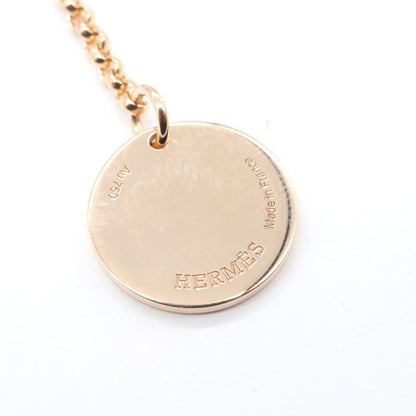 エクスリブスリ ダイヤ ネックレス ネックレス K18PG ダイヤモンド ピンクゴールド エルメス アクセサリー HERMES