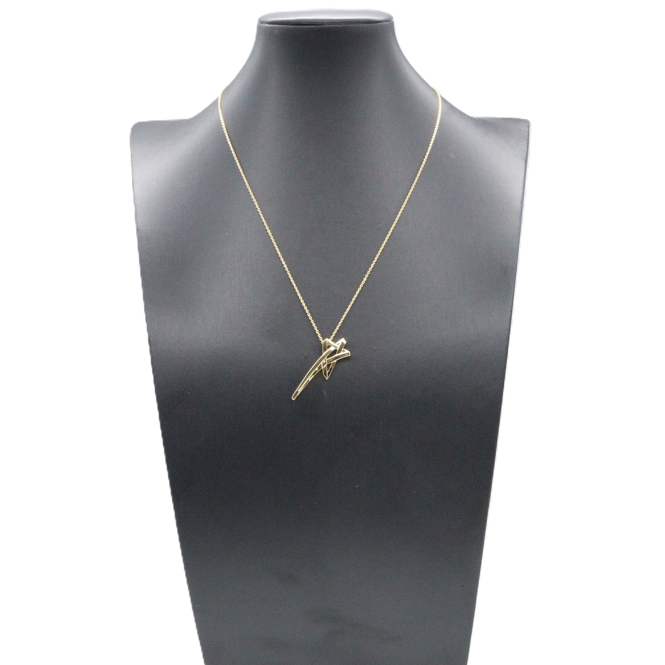 Tiffany&coティファニーK18YG金シューティングスターネックレス美品 Tiffany&coティファニーK18YG金シューティングスターネックレス美品