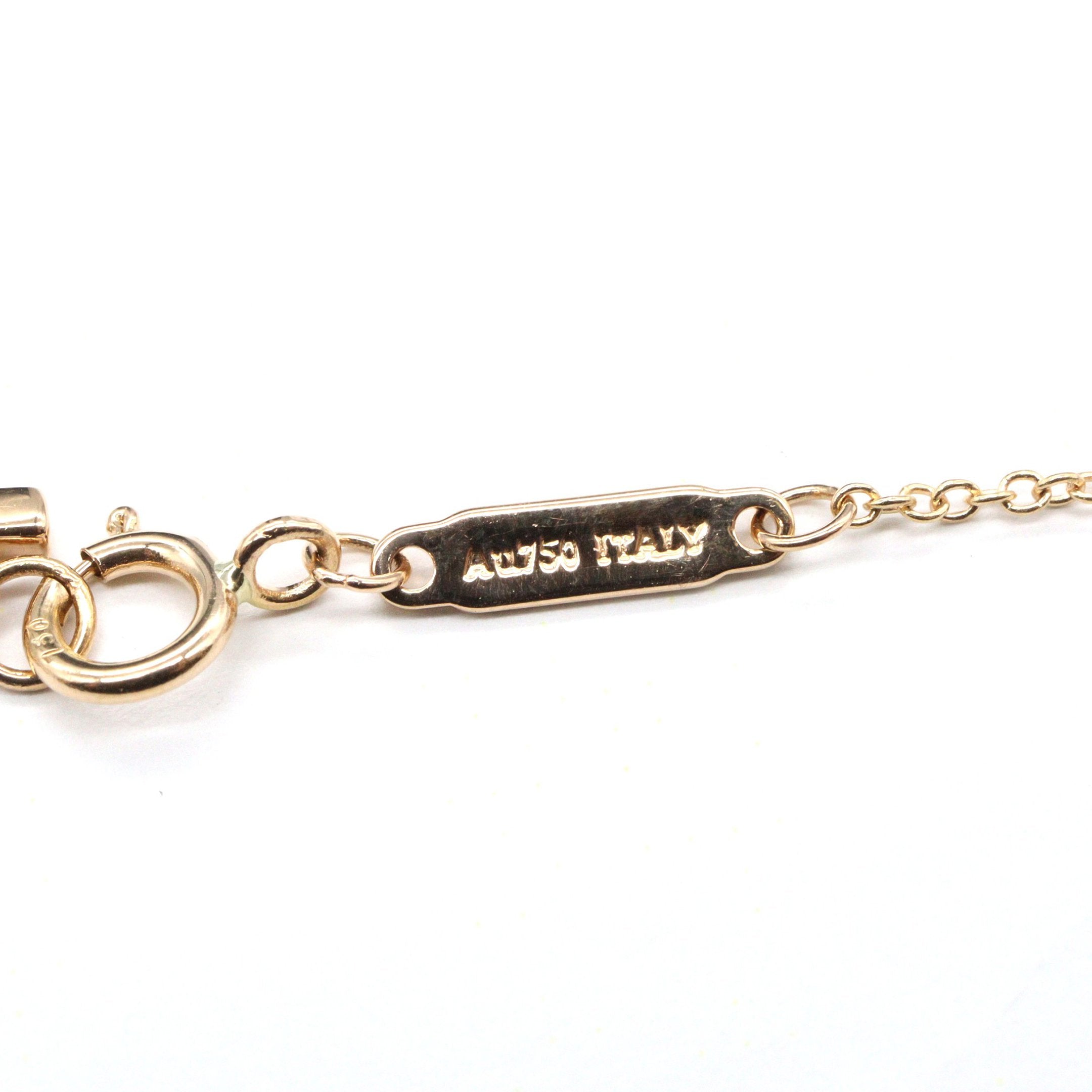 Tスマイル ネックレス ミニ ネックレス K18PG ピンクゴールド