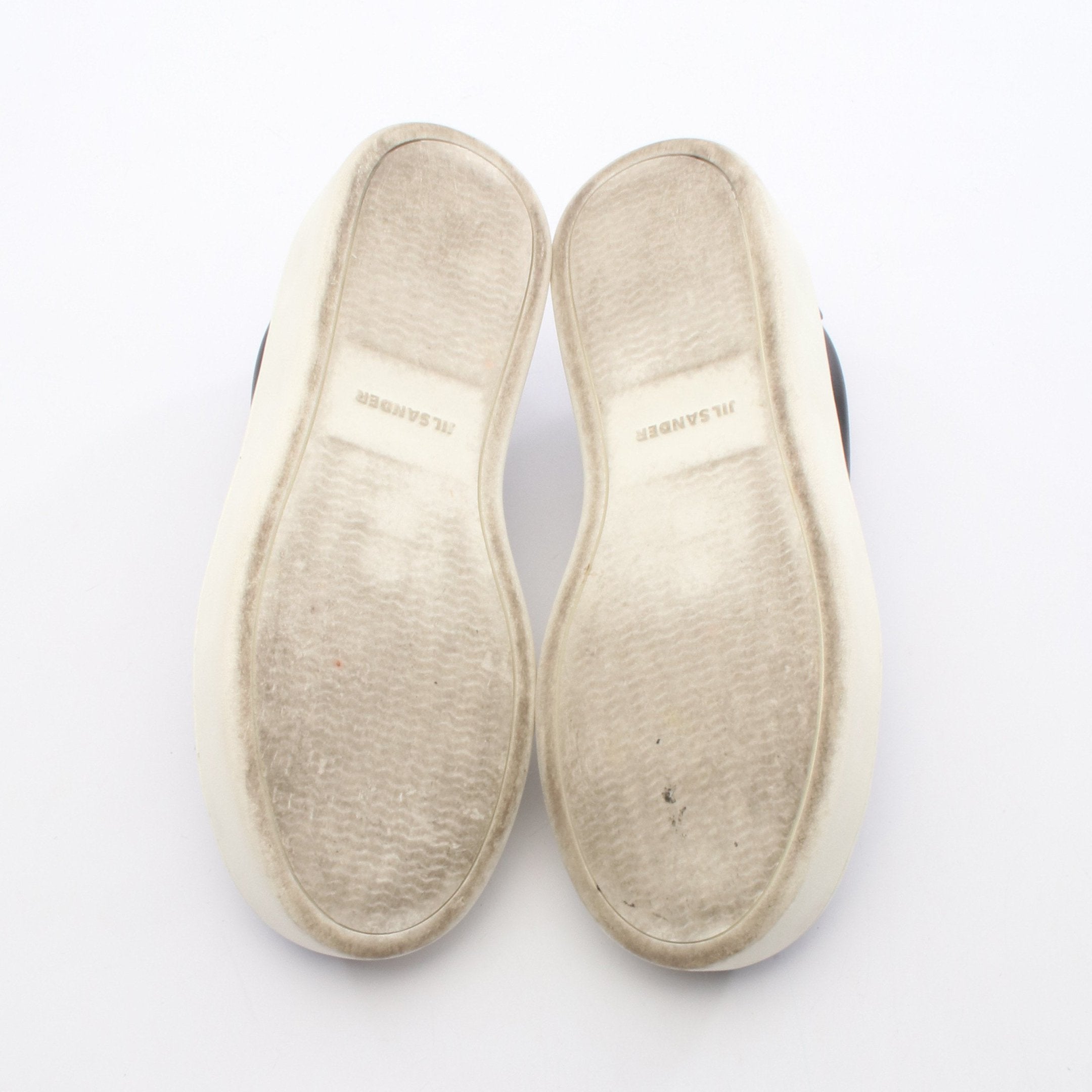 新品 Jil Sander レザー スリッポン スニーカー Jil Sander ジルサンダー レザー スリッポン スニーカー 関送込 (Jil