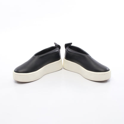 スリッポン スニーカー レザー ブラック プラットフォーム 厚底 ジルサンダー シューズ JIL SANDER