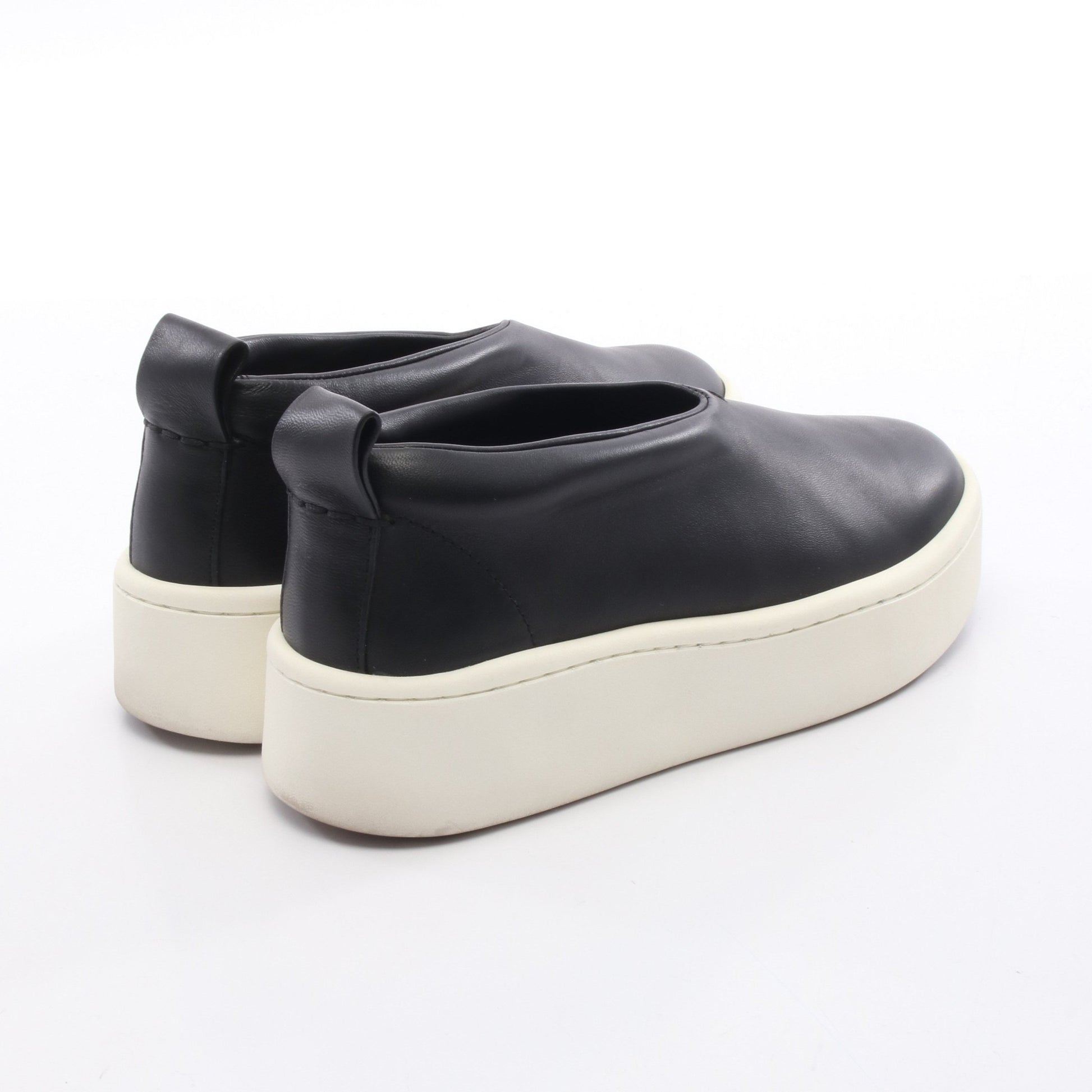 スリッポン スニーカー レザー ブラック プラットフォーム 厚底 ジルサンダー シューズ JIL SANDER