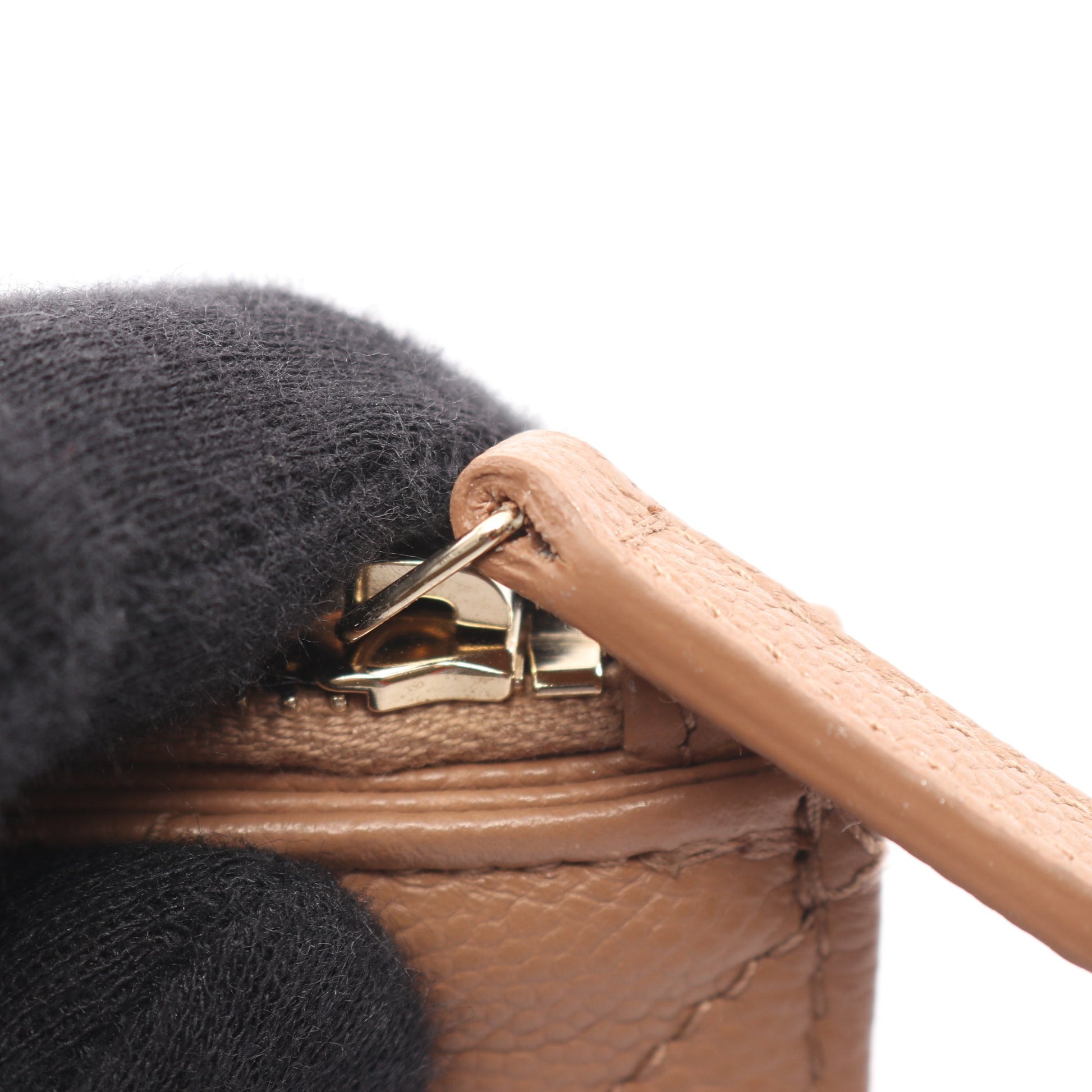 クラシック カードケース コインケース キャビアスキン ライトブラウン ゴールド金具 シャネル – RECLO