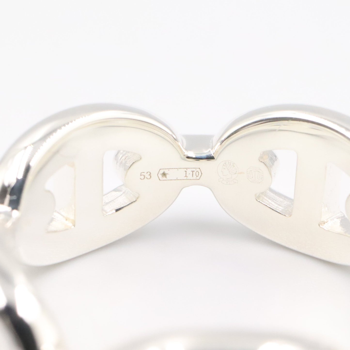 シェーヌダンクルアンシェネリングPM リング 指輪 SV925 シルバー エルメス アクセサリー HERMES