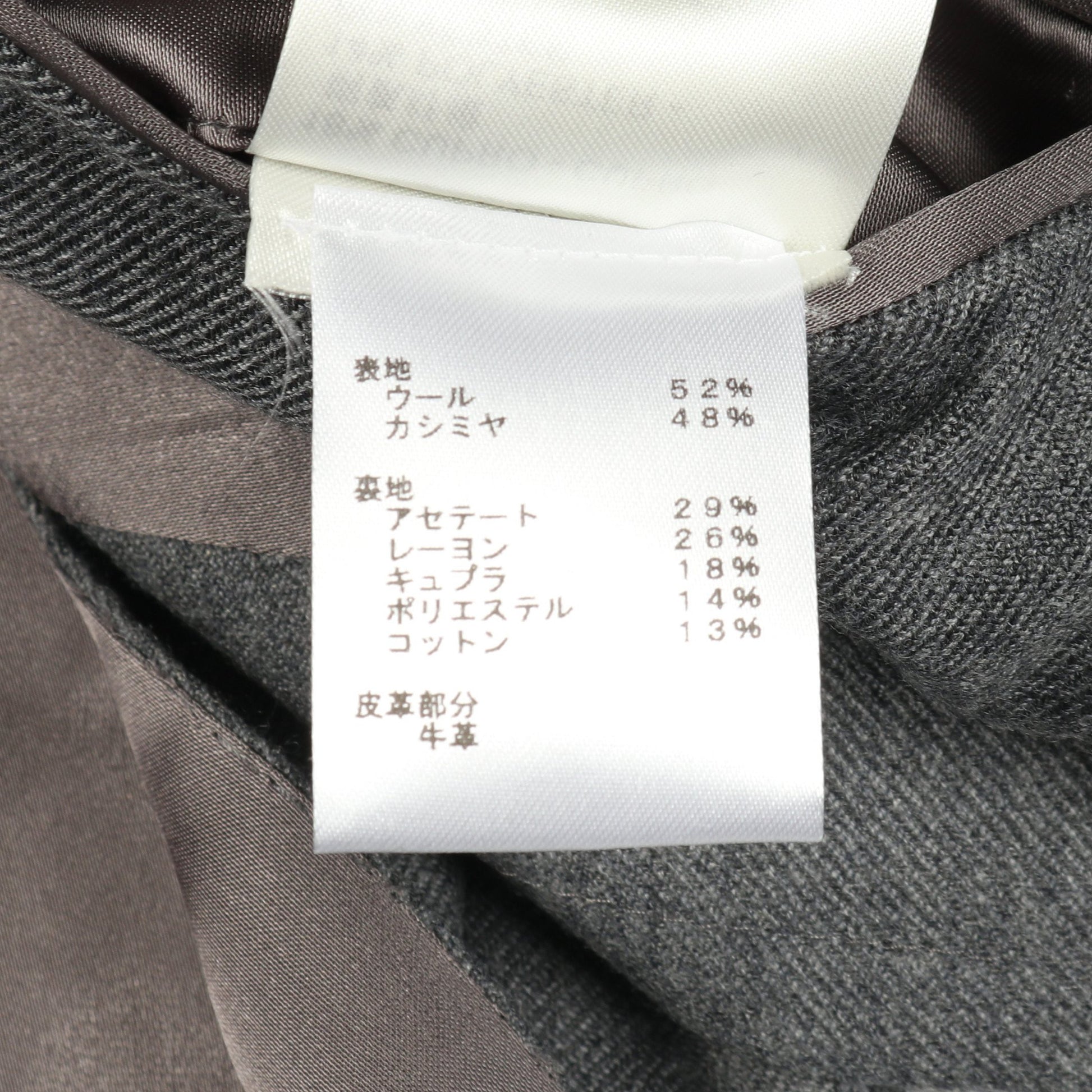 ダブルブレステッド ポンヌフ スーツ セットアップ ウール カシミヤ グレー ルイヴィトン スーツ LOUIS VUITTON
