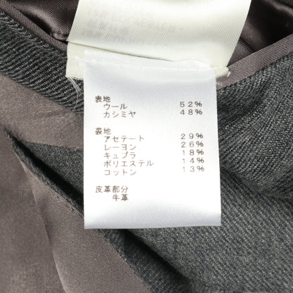 ダブルブレステッド ポンヌフ スーツ セットアップ ウール カシミヤ グレー ルイヴィトン スーツ LOUIS VUITTON