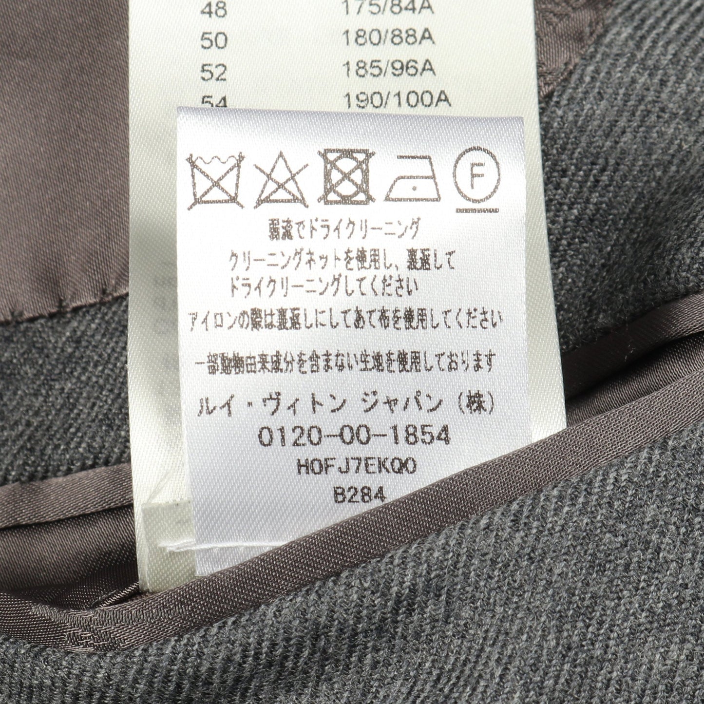 ダブルブレステッド ポンヌフ スーツ セットアップ ウール カシミヤ グレー ルイヴィトン スーツ LOUIS VUITTON