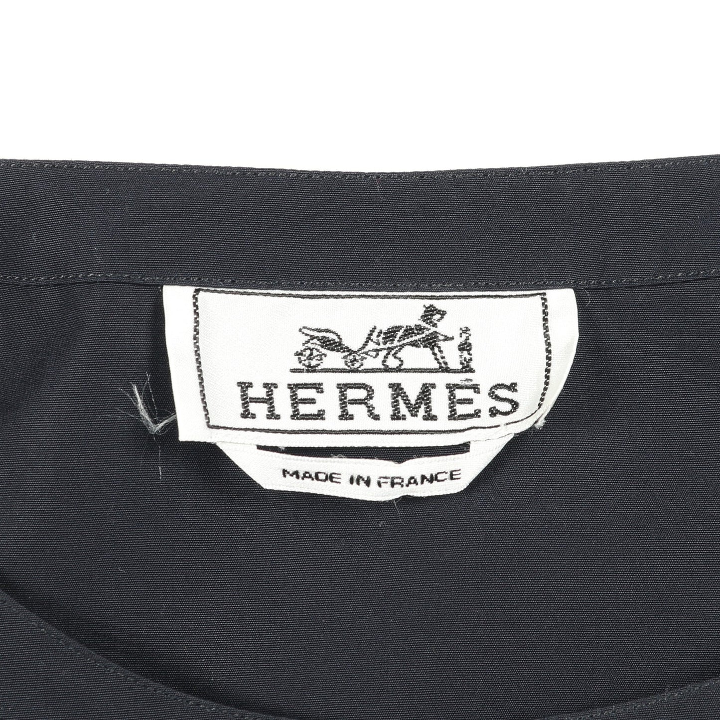 プルオーバー シャツ コットン ネイビー ブラック ダークグリーン エルメス トップス HERMES
