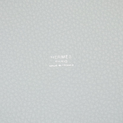 ピコタンロックMM ブルーペール ハンドバッグ トリヨンクレマンス ライトブルー シルバー金具 Z刻印 エルメス バッグ HERMES