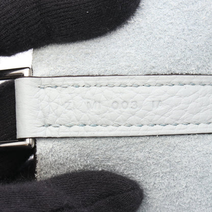 ピコタンロックMM ブルーペール ハンドバッグ トリヨンクレマンス ライトブルー シルバー金具 Z刻印 エルメス バッグ HERMES