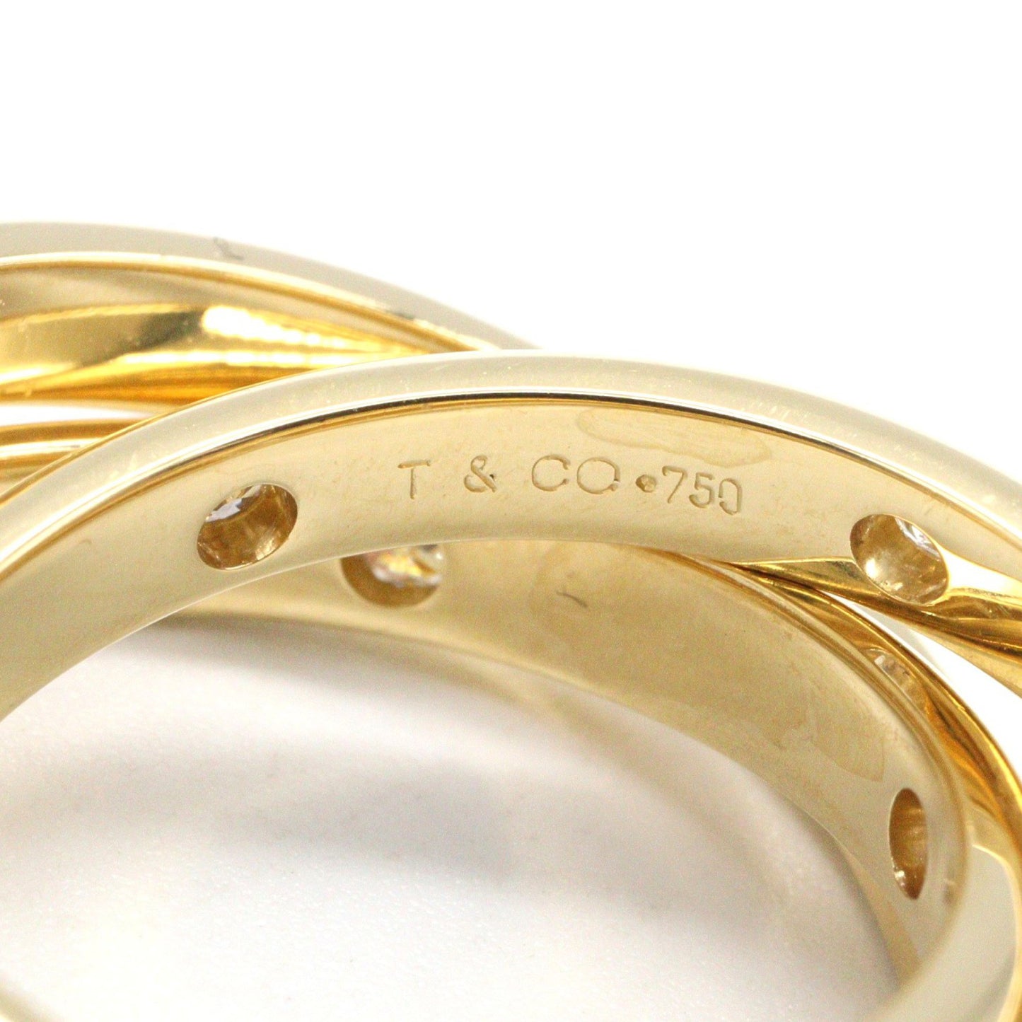 ドッツ 3連 ダイヤ リング リング 指輪 K18YG ダイヤモンド イエローゴールド ティファニー アクセサリー TIFFANY & Co.