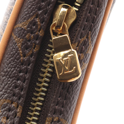 ループ モノグラム チェーンショルダーバッグ PVC レザー ブラウン 2WAY ルイヴィトン バッグ LOUIS VUITTON