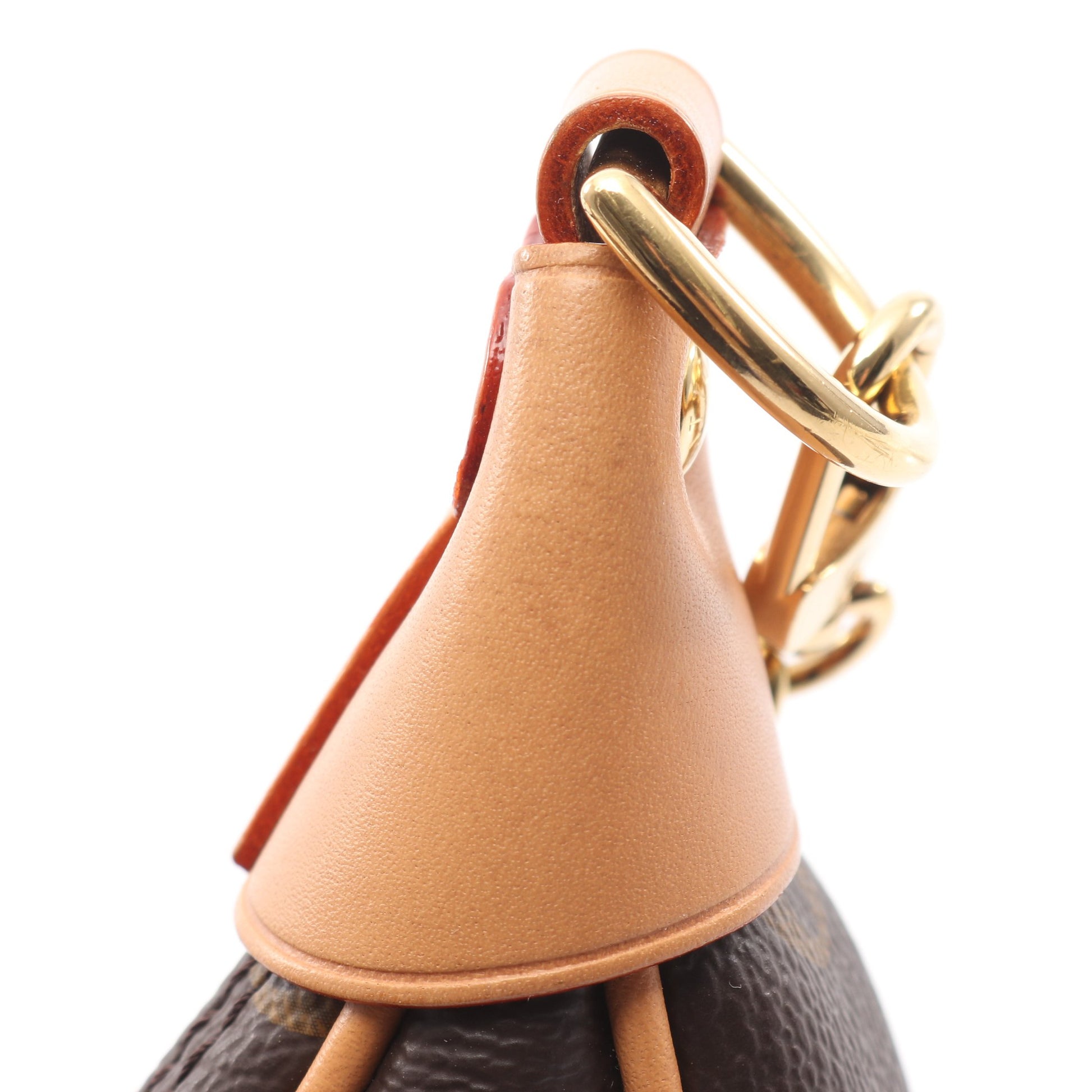 ループ モノグラム チェーンショルダーバッグ PVC レザー ブラウン 2WAY ルイヴィトン バッグ LOUIS VUITTON