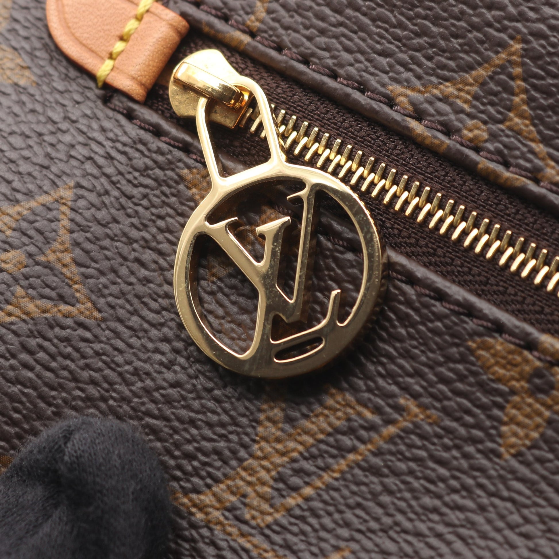 ループ モノグラム チェーンショルダーバッグ PVC レザー ブラウン 2WAY ルイヴィトン バッグ LOUIS VUITTON