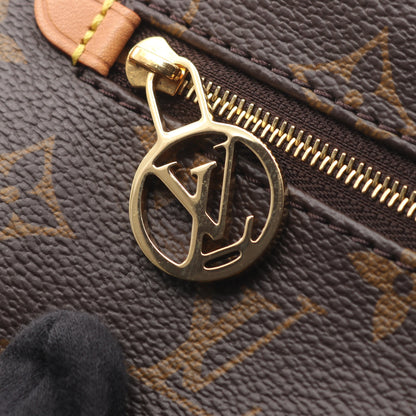 ループ モノグラム チェーンショルダーバッグ PVC レザー ブラウン 2WAY ルイヴィトン バッグ LOUIS VUITTON