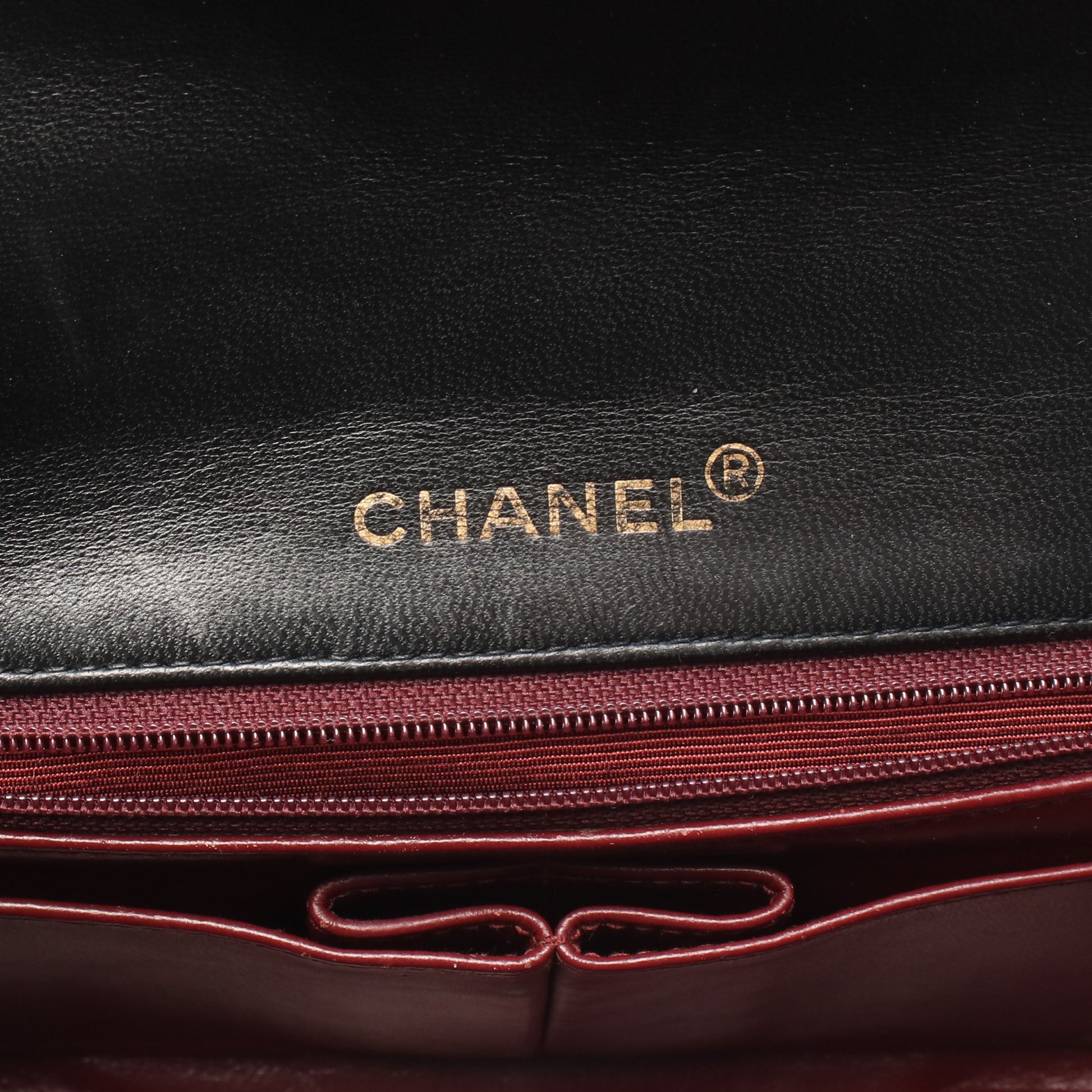 フルフラップ マトラッセ チェーンショルダーバッグ ラムスキン ブラック ゴールド金具 シャネル バッグ CHANEL