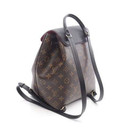 モンスリ NM PM モノグラム バックパック リュックサック PVC レザー ブラウン ブラック ルイヴィトン バッグ LOUIS VUITTON