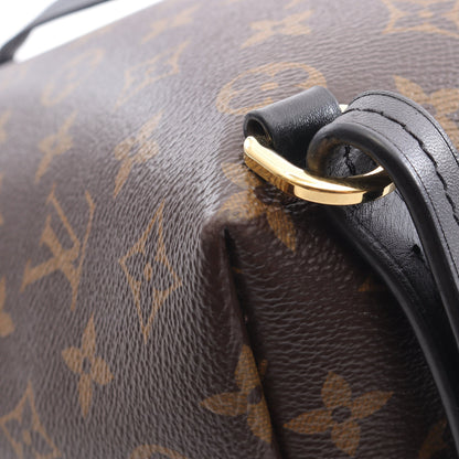 モンスリ NM PM モノグラム バックパック リュックサック PVC レザー ブラウン ブラック ルイヴィトン バッグ LOUIS VUITTON