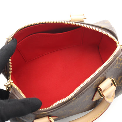 スピーディ バンドリエール20 モノグラム ハンドバッグ PVC レザー ブラウン 2WAY ルイヴィトン バッグ LOUIS VUITTON