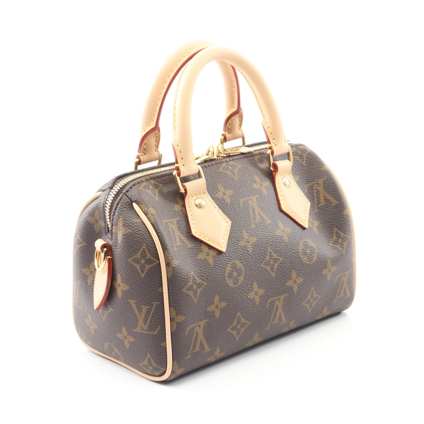 スピーディ バンドリエール20 モノグラム ハンドバッグ PVC レザー ブラウン 2WAY ルイヴィトン バッグ LOUIS VUITTON