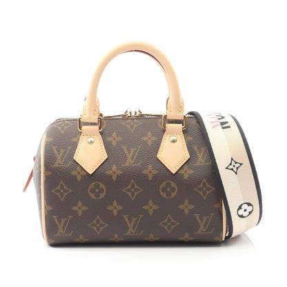 スピーディ バンドリエール20 モノグラム ハンドバッグ PVC レザー ブラウン 2WAY ルイヴィトン バッグ LOUIS VUITTON