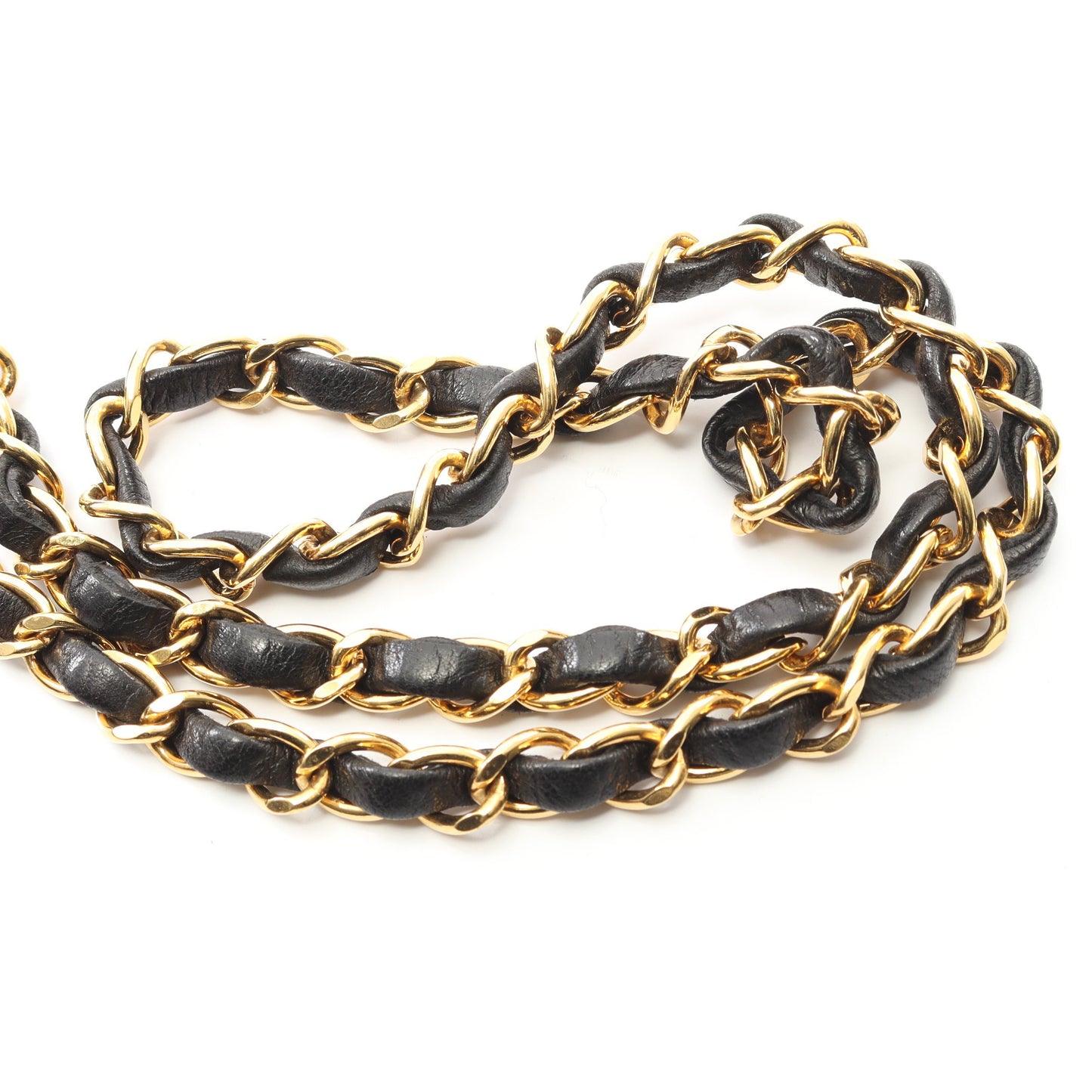 マトラッセ ダイアナフラップ チェーンショルダーバッグ ラムスキン ブラック ゴールド金具 シャネル バッグ CHANEL