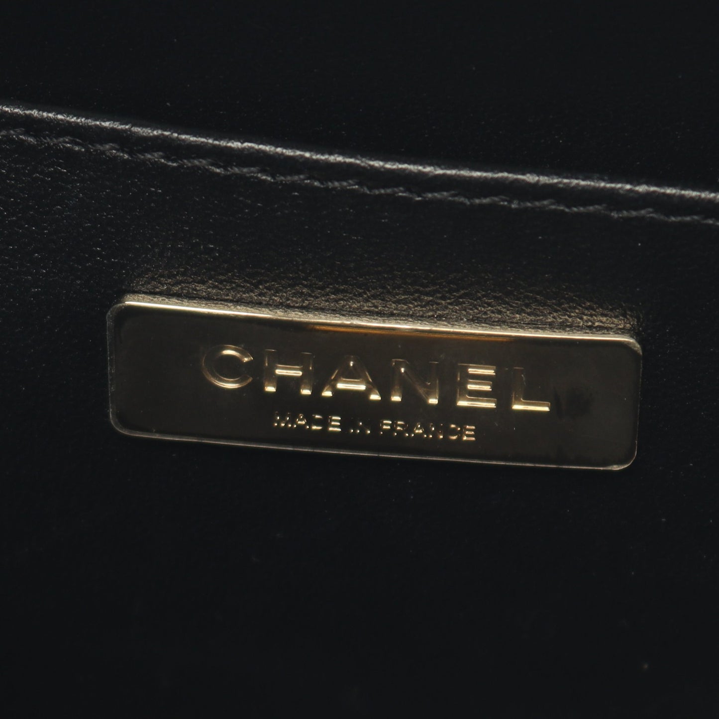 マトラッセ バニティバッグ チェーンショルダーバッグ ラムスキン ブラック ゴールド金具 2WAY シャネル バッグ CHANEL