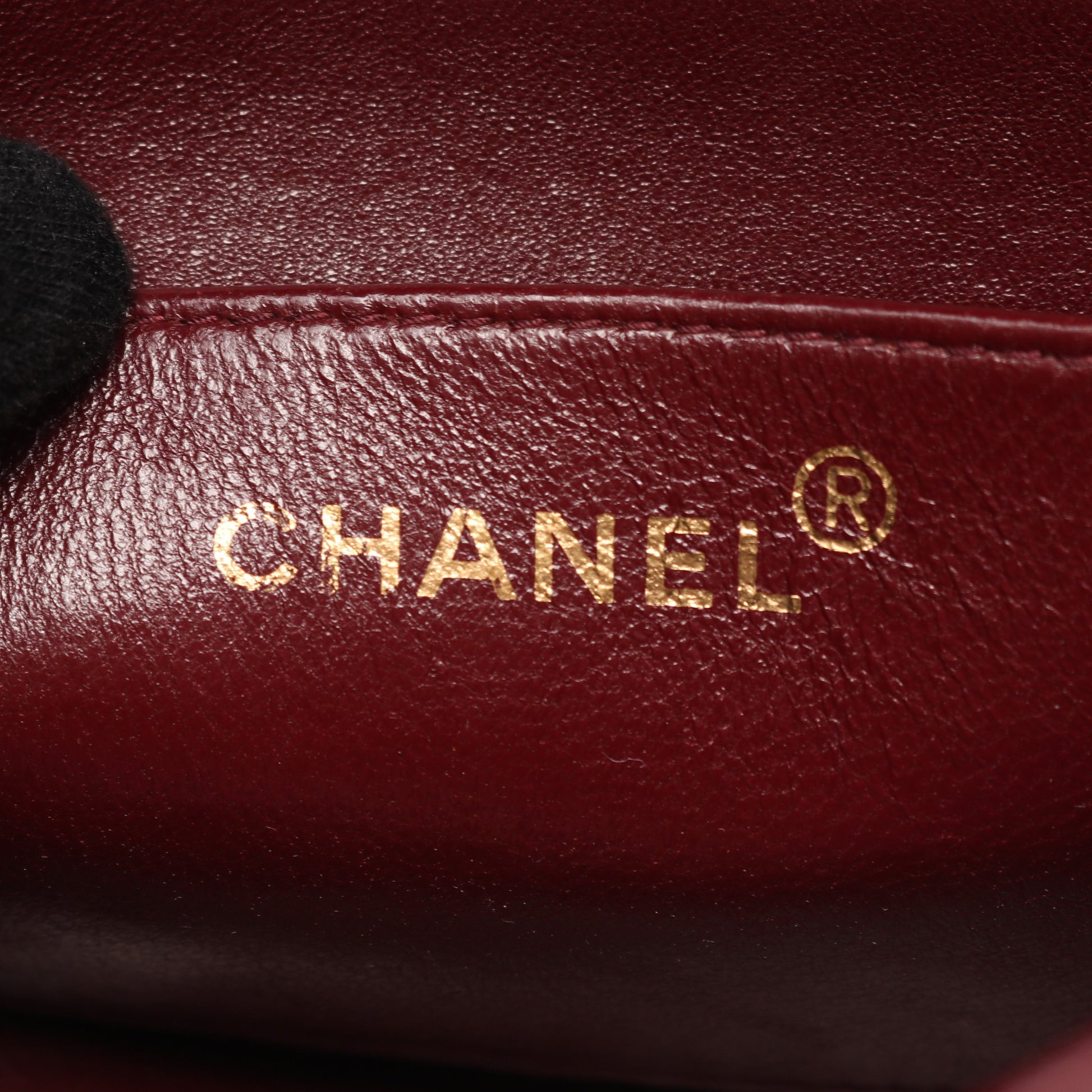 マトラッセ ダイアナフラップ チェーンショルダーバッグ ラムスキン ブラック ゴールド金具 シャネル バッグ CHANEL