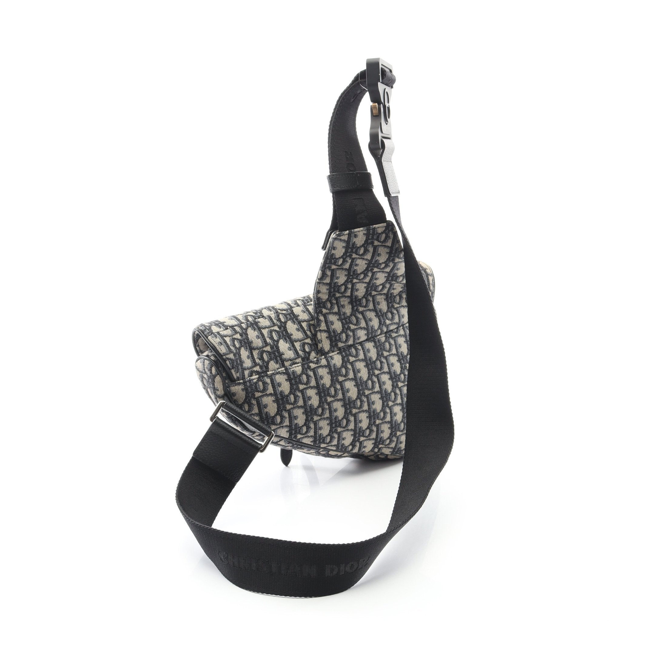 SADDLE サドル オブリーク ジャガード ボディバッグ キャンバス レザー