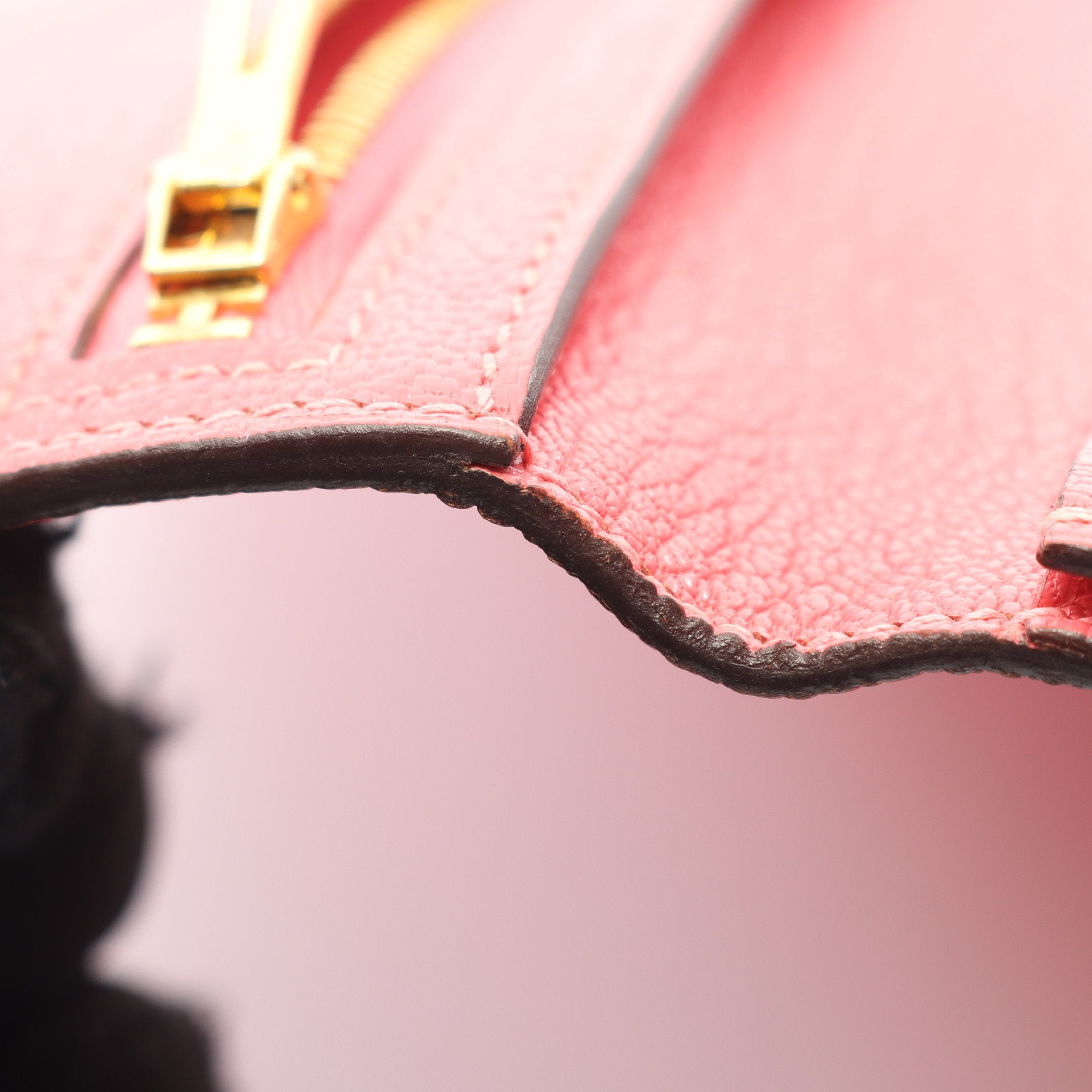 ベアンスフレ ローズアザレ 二つ折り長財布 シェーブル ピンク