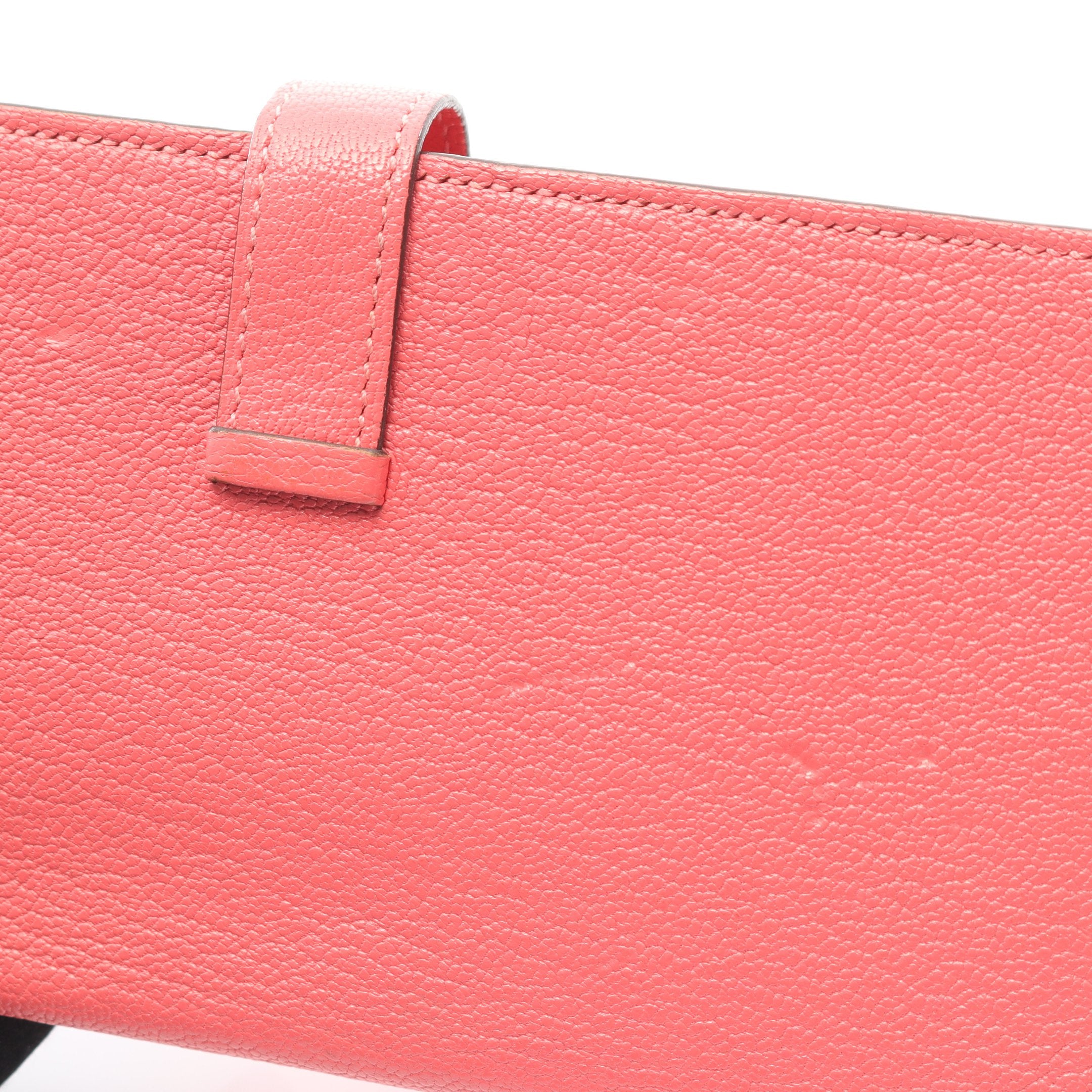 ベアンスフレ ローズアザレ 二つ折り長財布 シェーブル ピンク