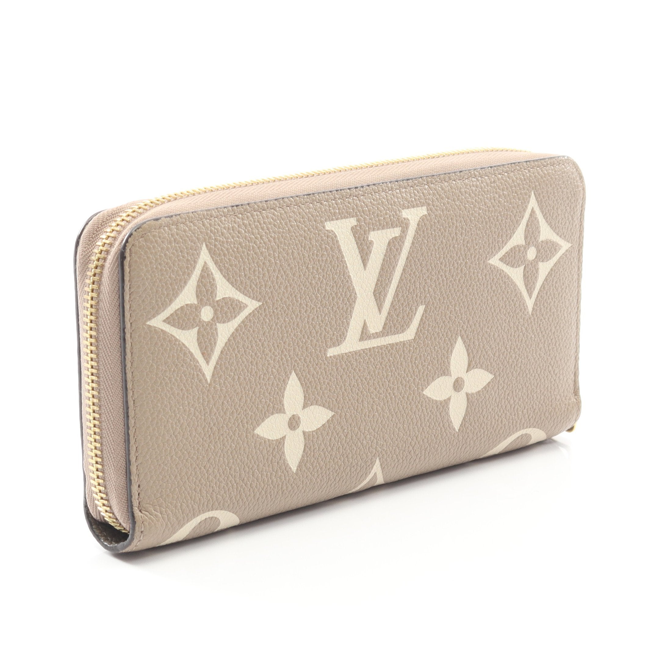 ジッピーウォレット バイカラーモノグラムアンプラント トゥルトレール