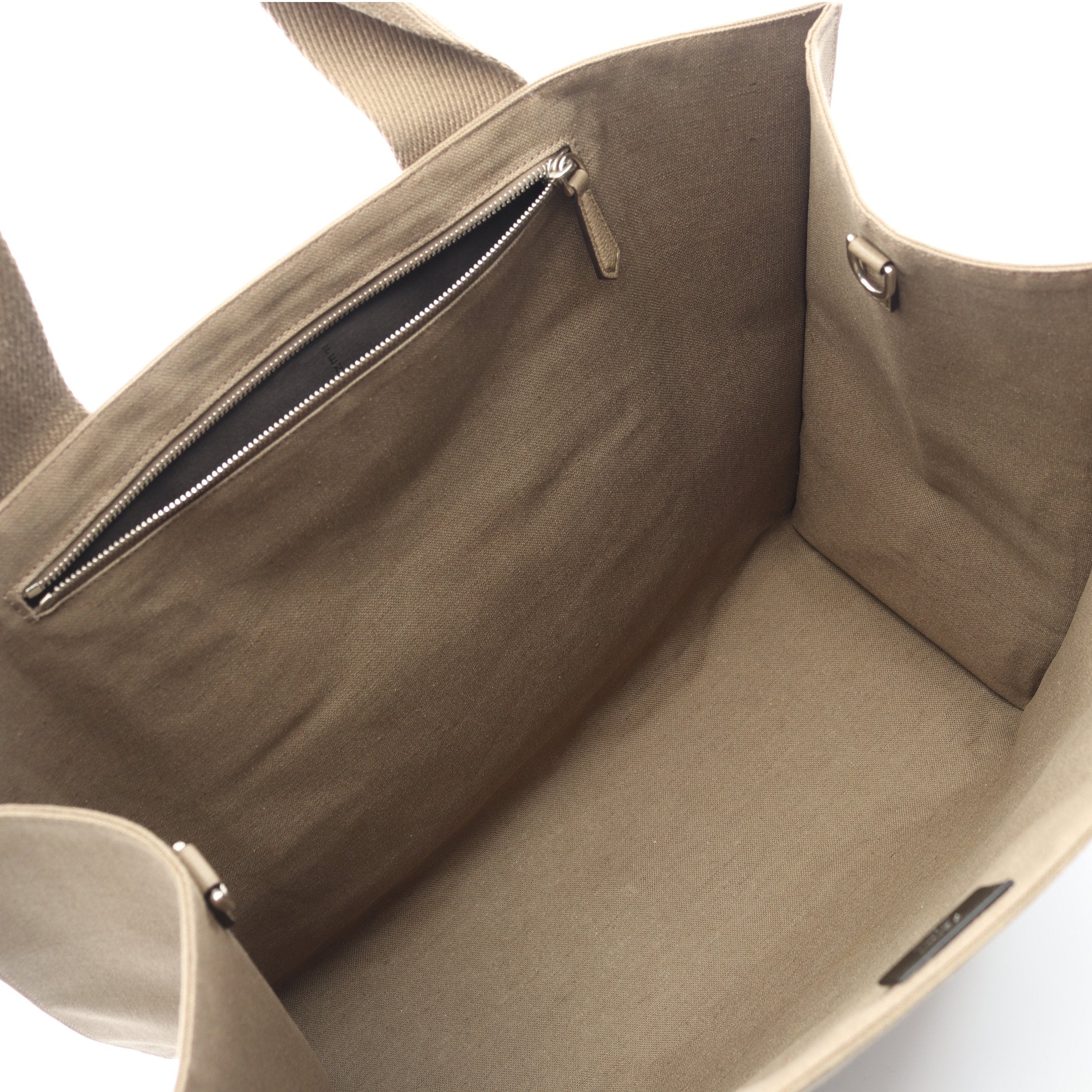 Fendi FFロゴ ハンドバッグ ベージュ FFロゴ ハンドバッグ トートバッグ キャンバス グレーベージュ 2WAY