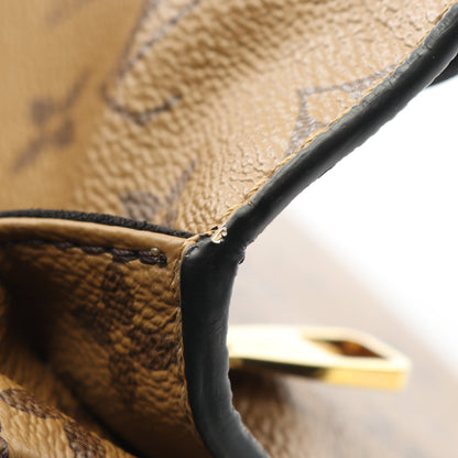 ポシェット メティス MM モノグラムリバース ハンドバッグ PVC レザー ブラウン ブラック 2WAY ルイヴィトン バッグ LOUIS VUITTON