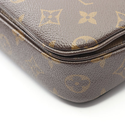 ポシェット メティス MM モノグラムリバース ハンドバッグ PVC レザー ブラウン ブラック 2WAY ルイヴィトン バッグ LOUIS VUITTON