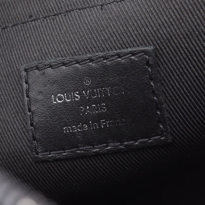 スティーマー メッセンジャー トリヨンモノグラム ノワール ショルダーバッグ レザー ブラック ルイヴィトン バッグ LOUIS VUITTON