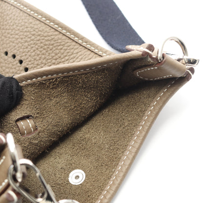 エヴリンTPM エトゥープ ショルダーバッグ トリヨンクレマンス グレーブラウン シルバー金具 K刻印 エルメス バッグ HERMES