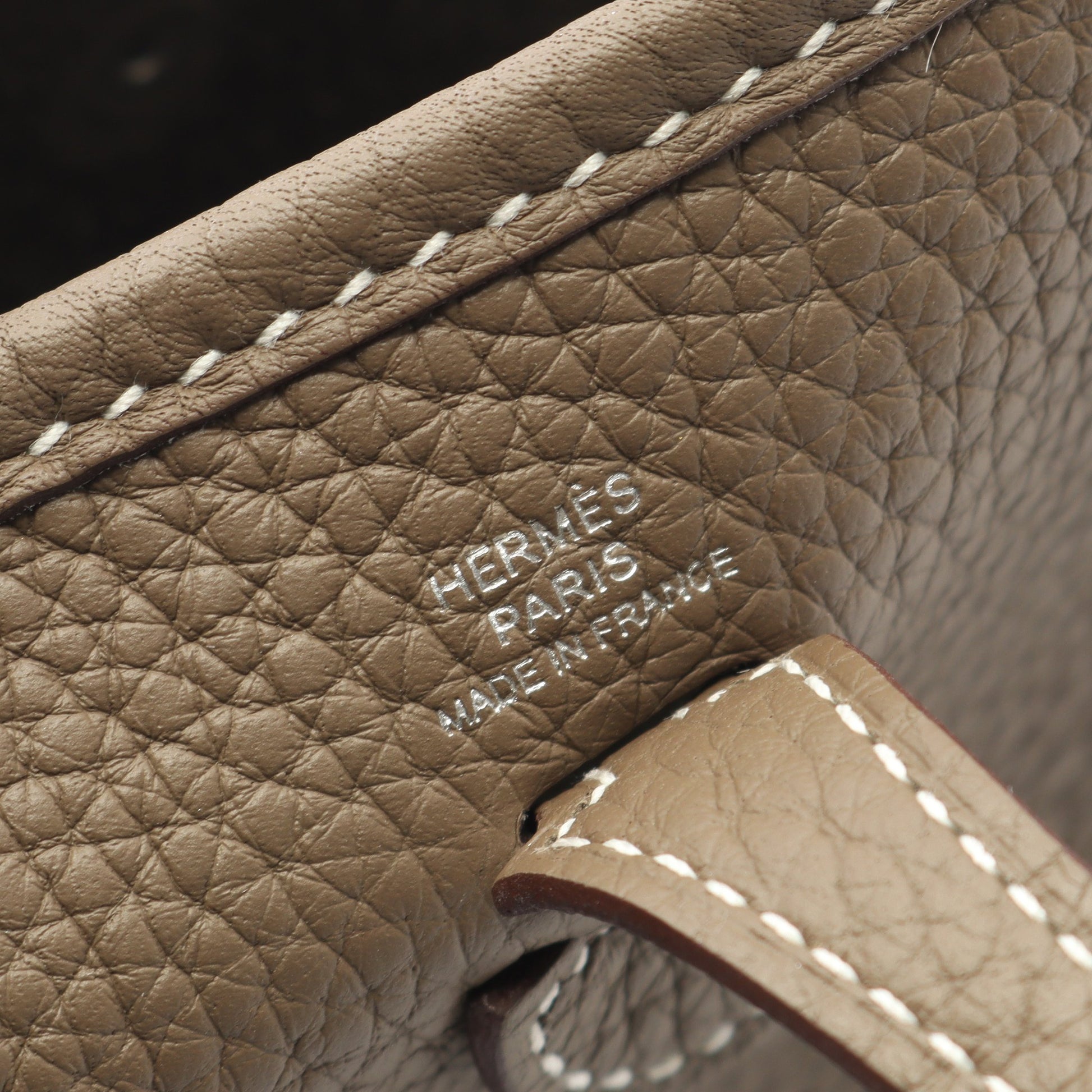 エヴリンTPM エトゥープ ショルダーバッグ トリヨンクレマンス グレーブラウン シルバー金具 K刻印 エルメス バッグ HERMES