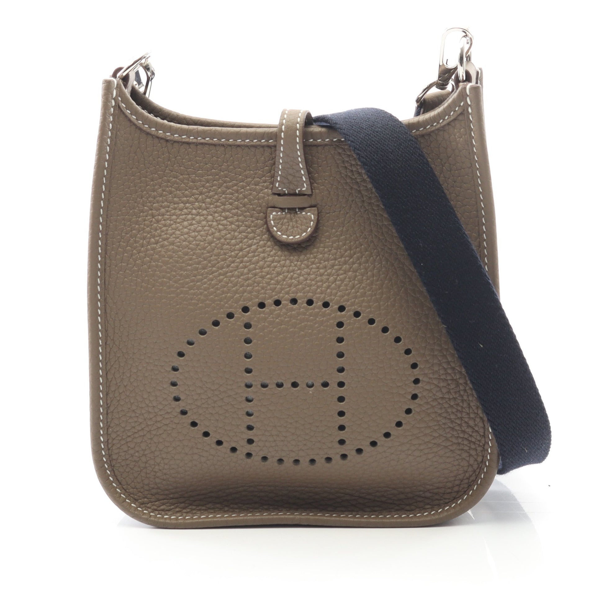 エヴリンTPM エトゥープ ショルダーバッグ トリヨンクレマンス グレーブラウン シルバー金具 K刻印 エルメス バッグ HERMES
