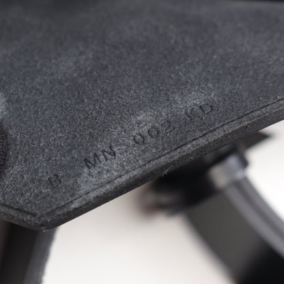 エールバッグジップPM ハンドバッグ ヴァッシュハンター トワルオフィシエ ブラック シルバー金具 B刻印 エルメス バッグ HERMES