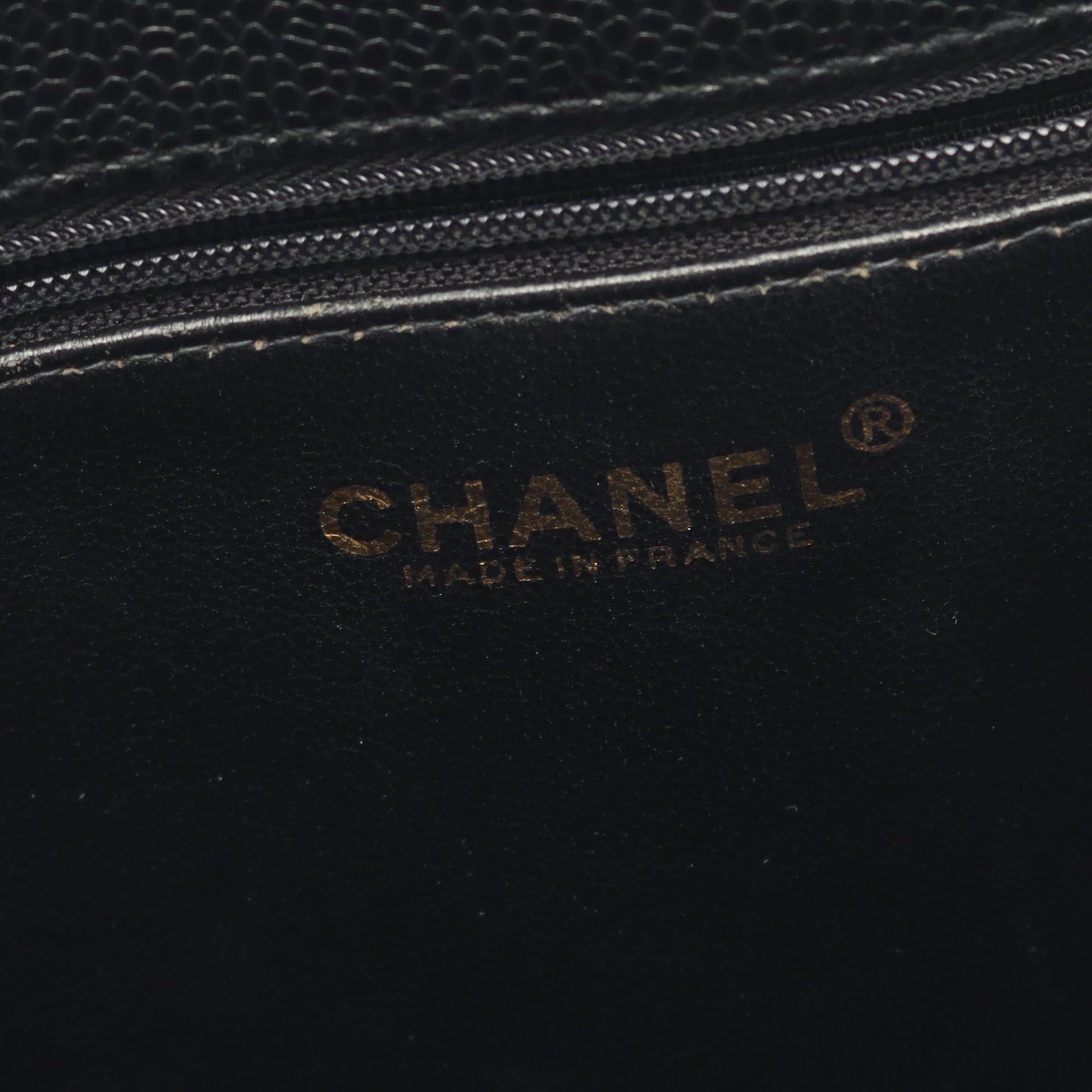 ココマーク ショルダーバッグ トートバッグ キャビアスキン ブラック ゴールド金具 シャネル バッグ CHANEL