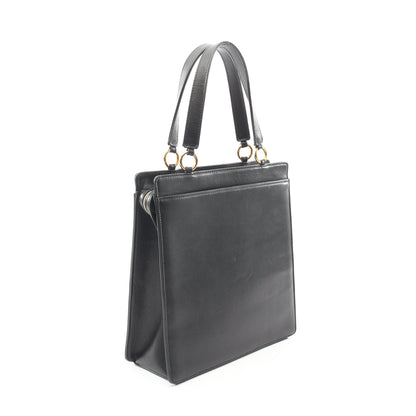 ハンドバッグ トートバッグ ラムスキン ブラック ゴールド金具 ロゴ シャネル バッグ CHANEL
