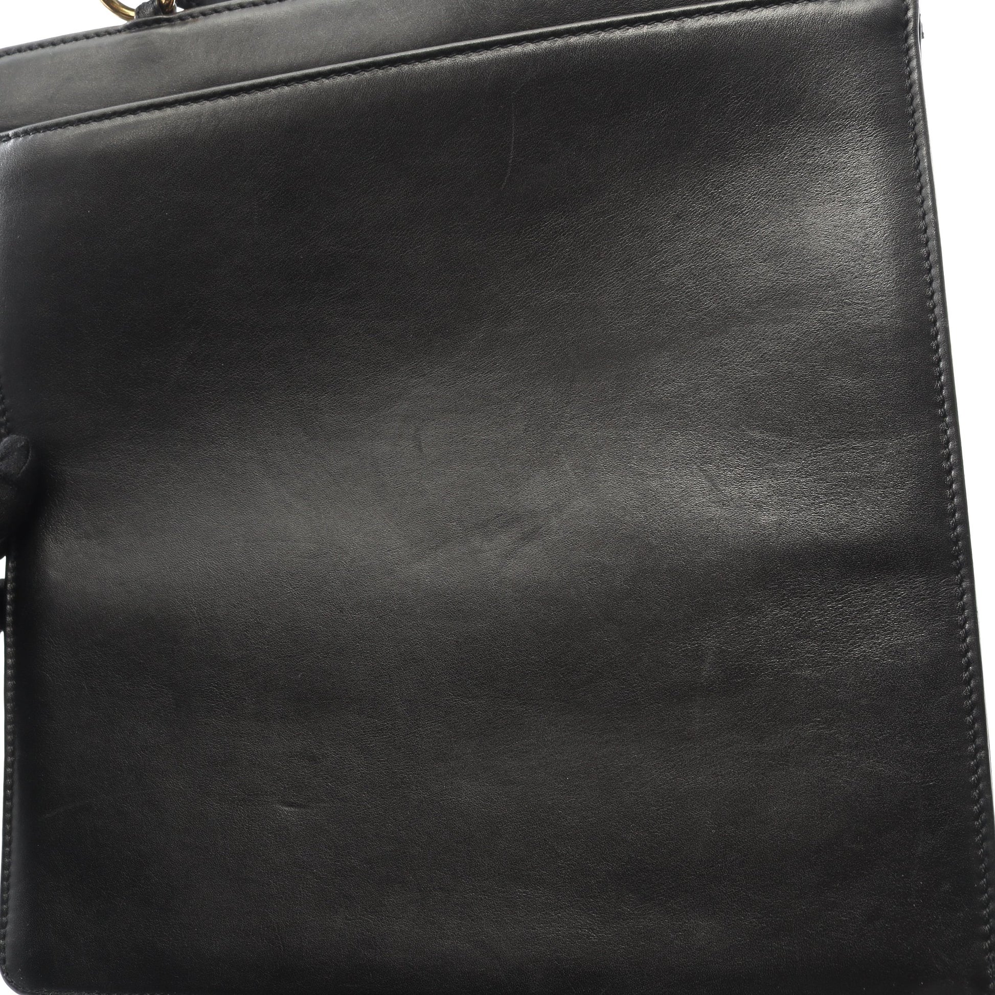 ハンドバッグ トートバッグ ラムスキン ブラック ゴールド金具 ロゴ シャネル バッグ CHANEL