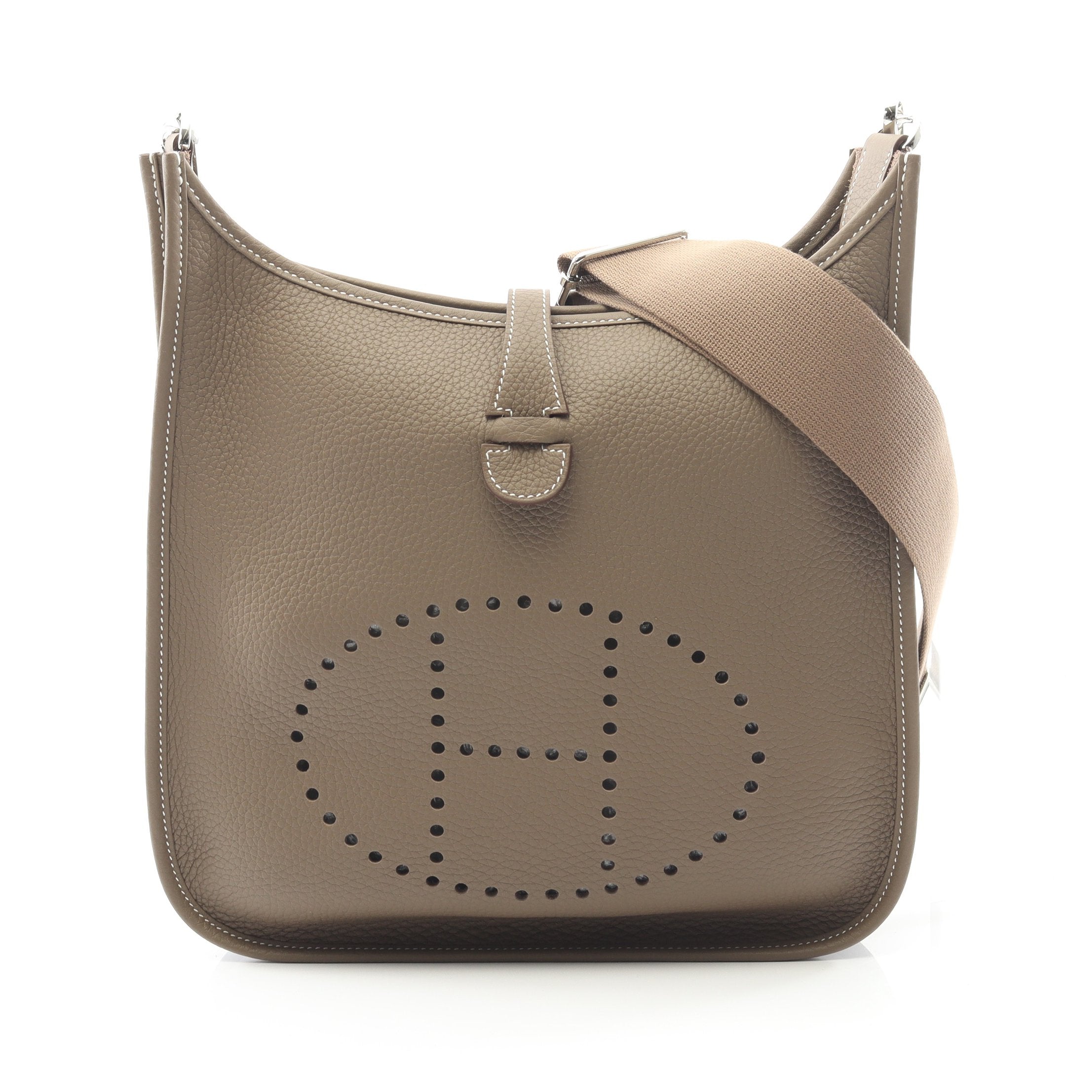 エヴリン 3 トロワ PM エトゥープ ショルダーバッグ トリヨン