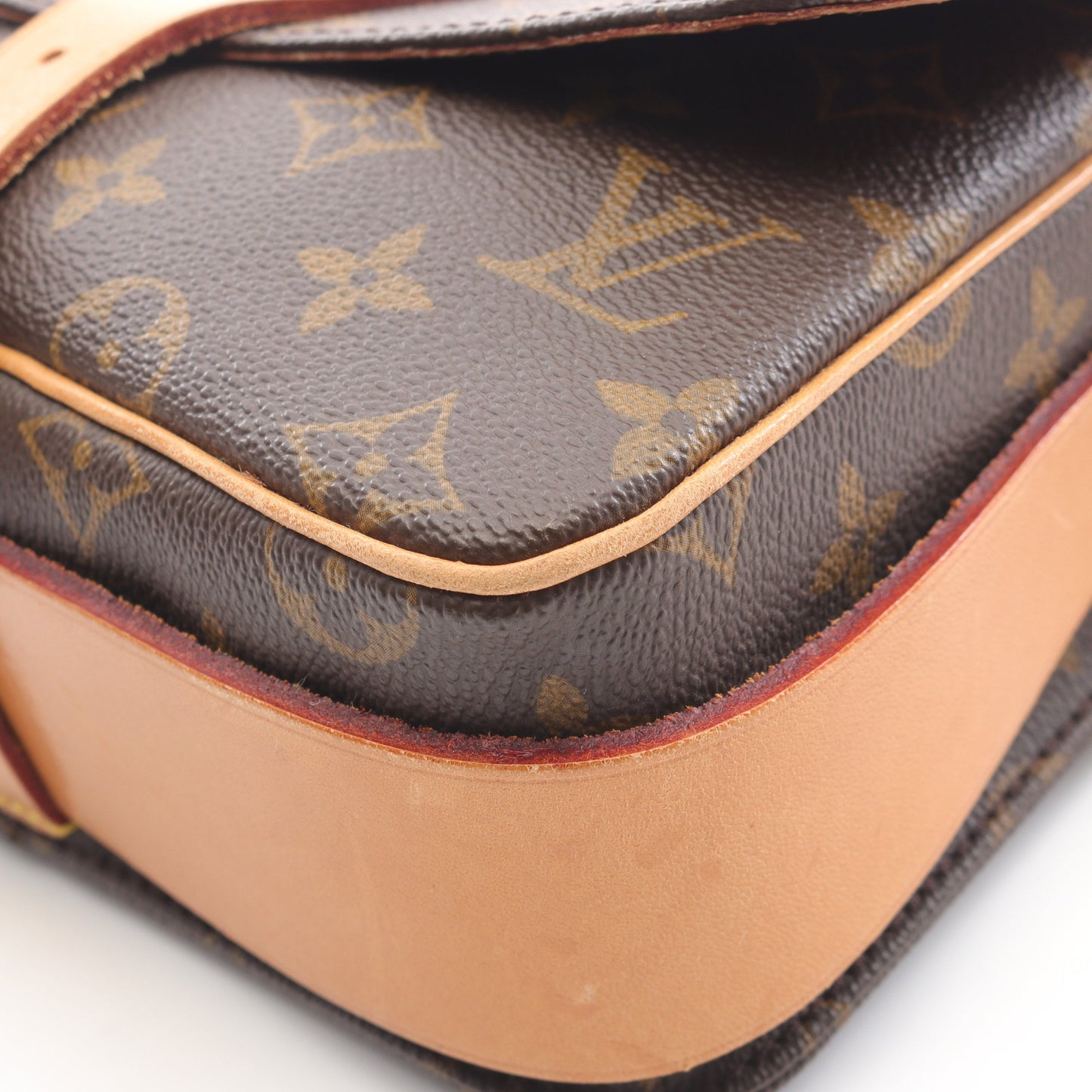カルトシエールMM モノグラム ショルダーバッグ PVC レザー ブラウン ルイヴィトン バッグ LOUIS VUITTON