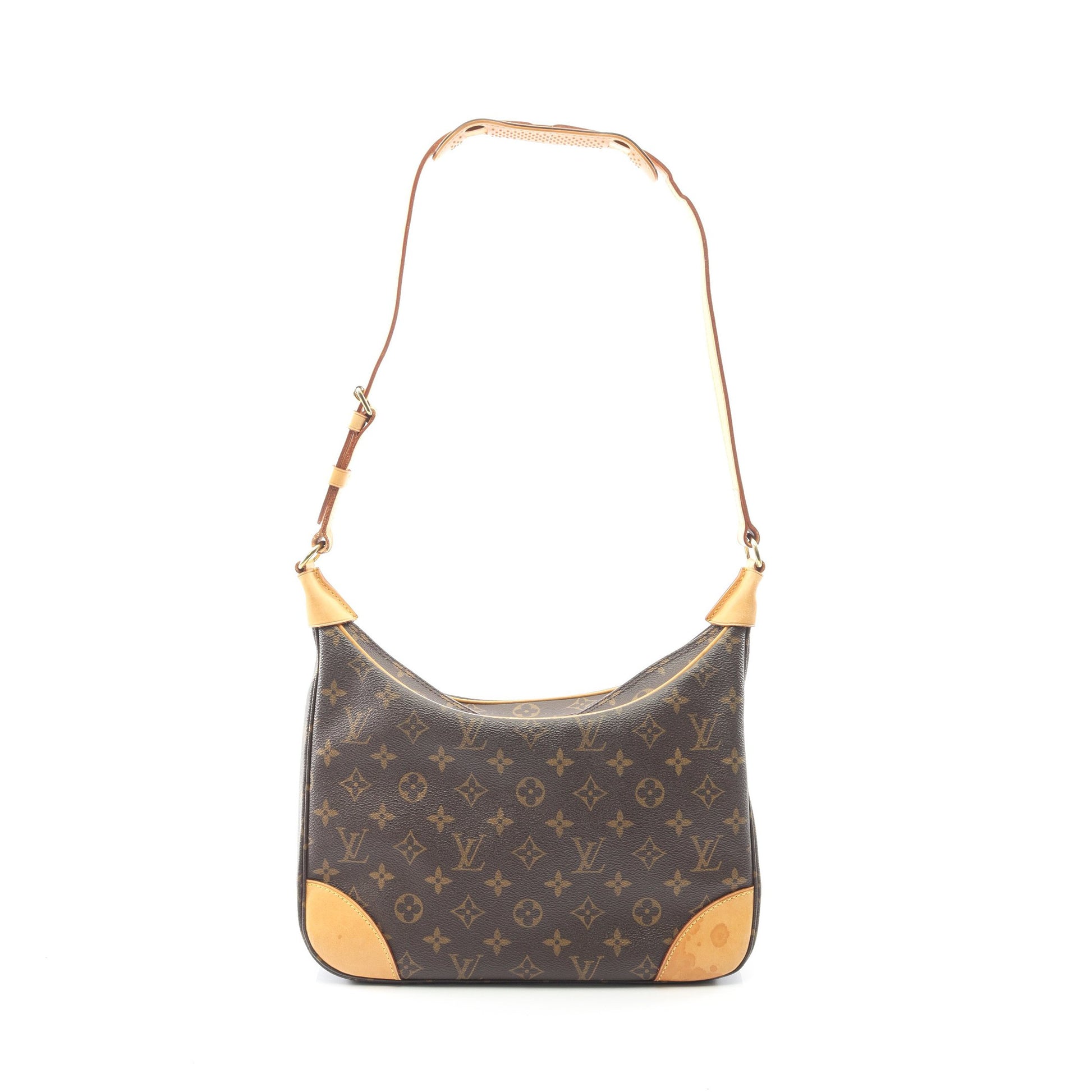 ブローニュPM モノグラム ショルダーバッグ PVC レザー ブラウン ルイヴィトン バッグ LOUIS VUITTON