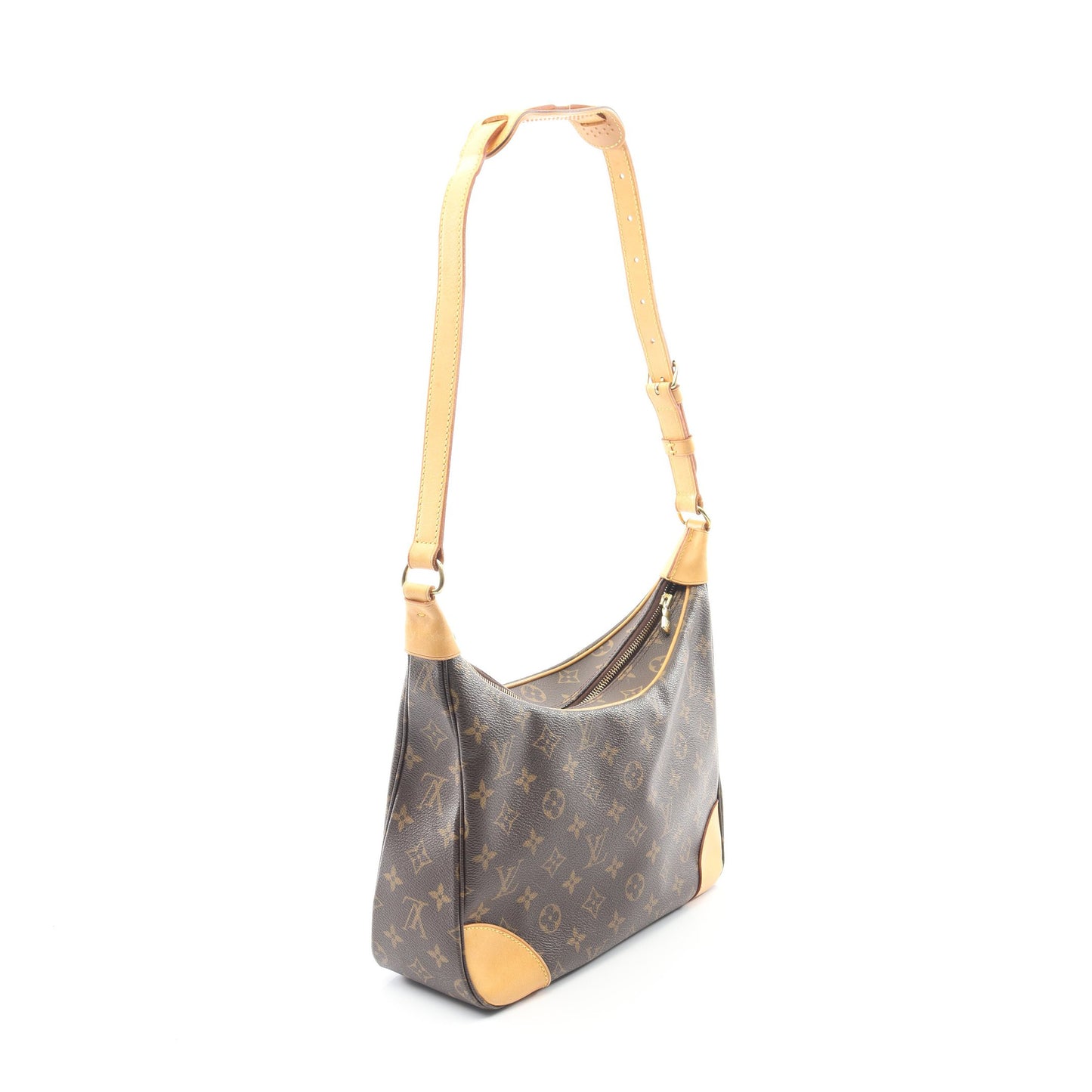 ブローニュPM モノグラム ショルダーバッグ PVC レザー ブラウン ルイヴィトン バッグ LOUIS VUITTON