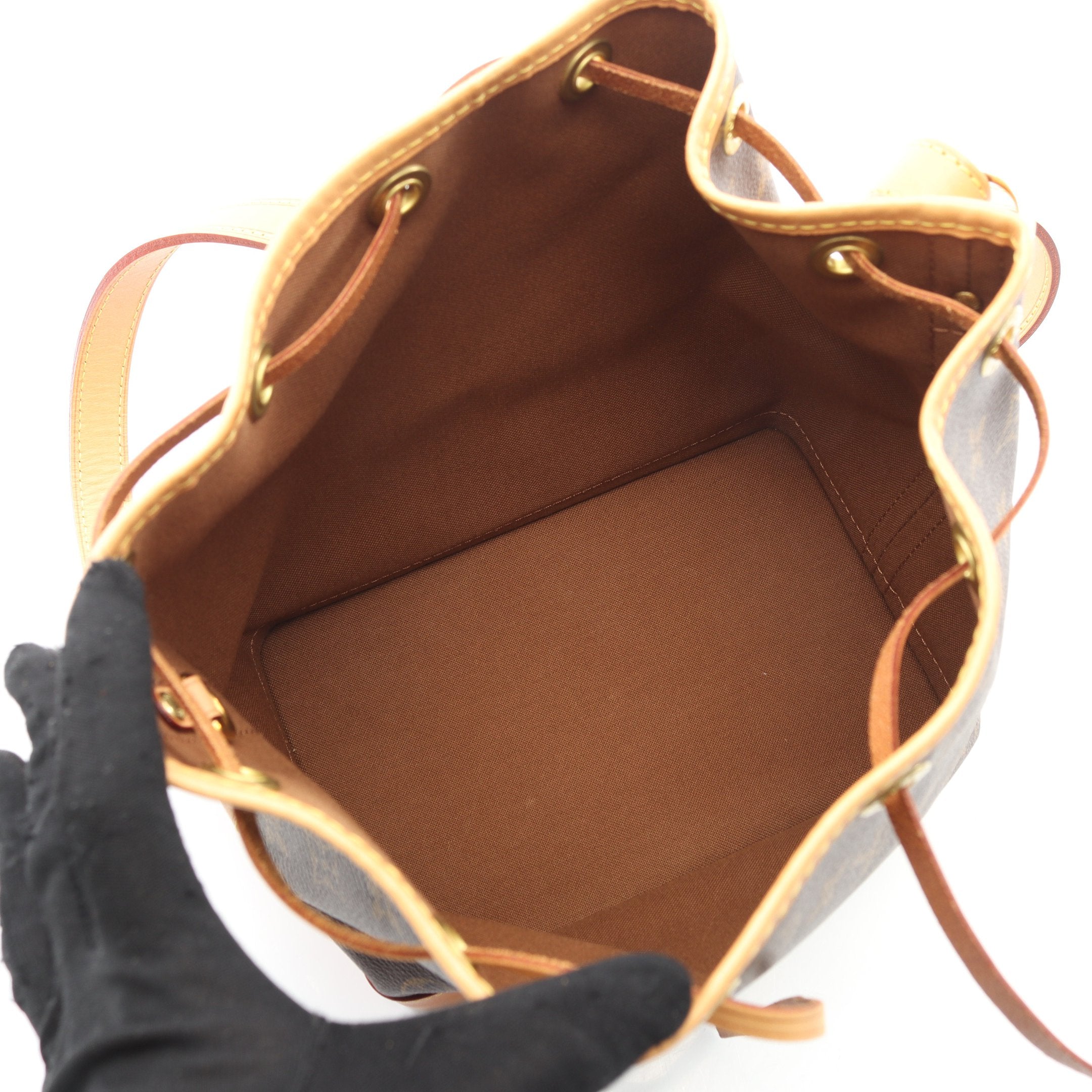 ノエ BB ショルダーバッグ PVC レザー ブラウン ルイヴィトン – RECLO